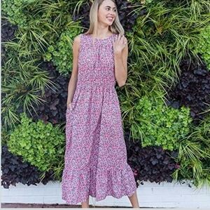 New Michelle McDowell Floral Maxi Dress
